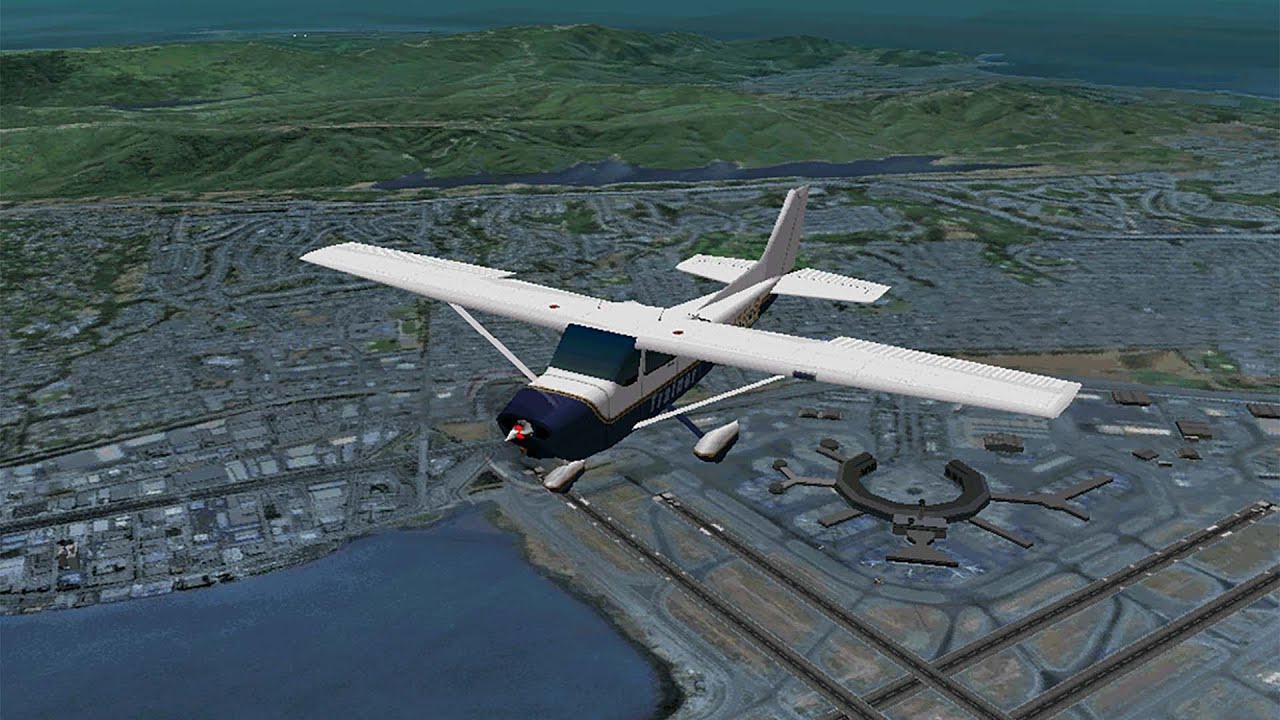 Flight Unlimited 3 - Palo Alto TakeOff @ Night