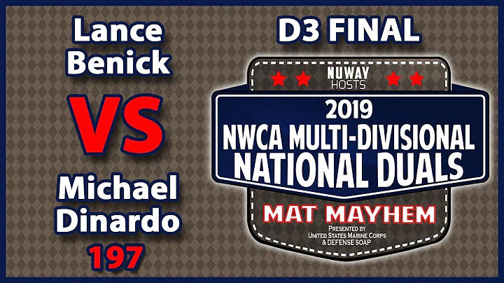 2019 NWCA Multi Divisional Duals | D3 Final | Lanc...