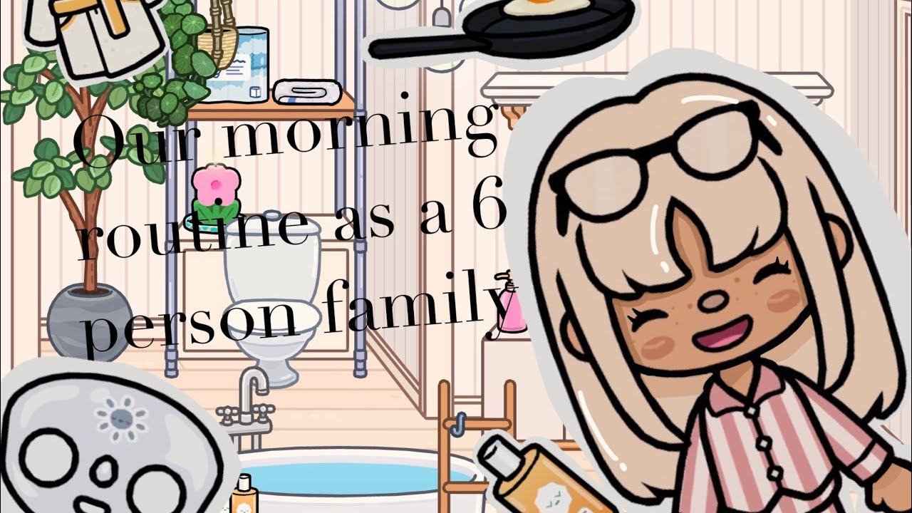 Our morning routine as a 6 person family😴