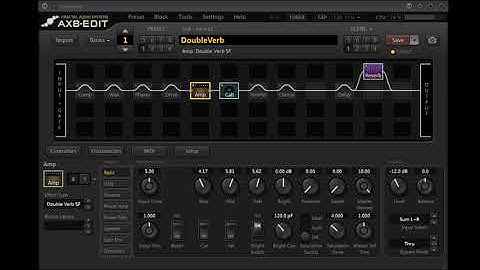 Fractal Ax8 Clean Sound - Factory Patch DoubleVerb after FW 9.03