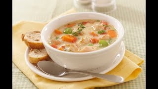 Soupe au pâté au poulet