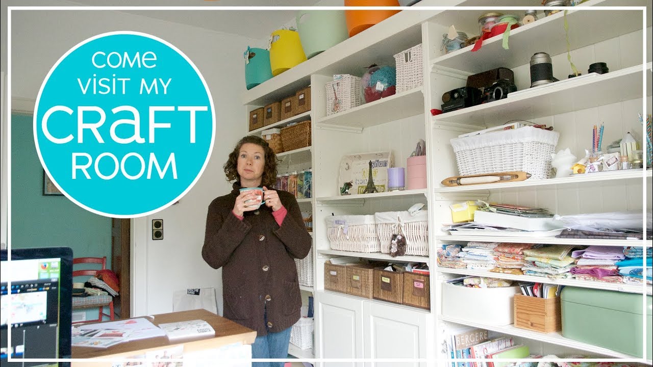 My Craft Room Tour 2018 Youtube