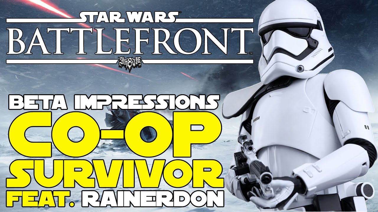 Star Wars Battlefront Coop Survival Gameplay PS4 YouTube