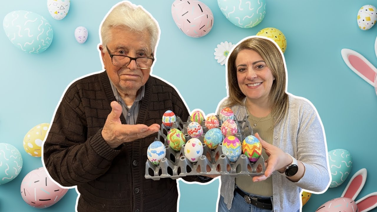 How to make REAL Easter Eggs with the Talented Nonno Pasquale