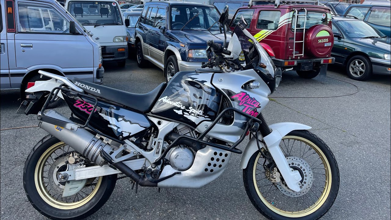 1996 Honda Afrika Twin 750 XLR750 RD07 import from Japan - YouTube