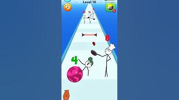 Stack Man Roll 😎😲 android gameplay level--10 #shorts #tootalgaming69 #games