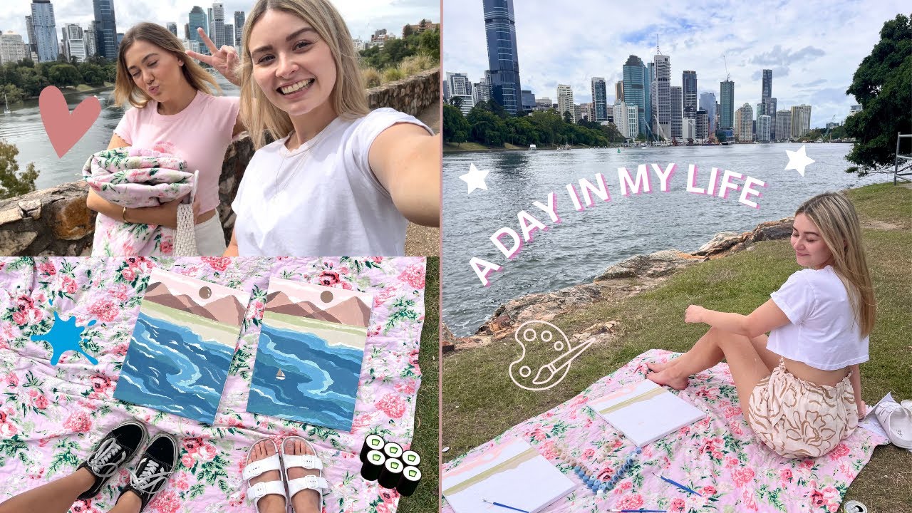 A DAY IN MY LIFE | Picnic Date, Thrifting & Brisbane Exploring! 🌸🛍🌈