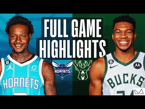 Charlotte Hornets vs Milwaukee Bucks FULL GAME HIGHLIGHTS｜2022-23 NBA Season｜1/6 2023