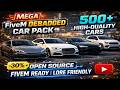 [MEGA] FiveM Debadged Car Pack | 500+ High-Quality Cars | Open Source | FiveM Ready | Lore Friendly