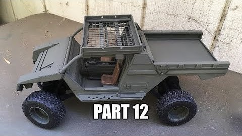 Turning a GI Joe VAMP into a custom RC creation part 12