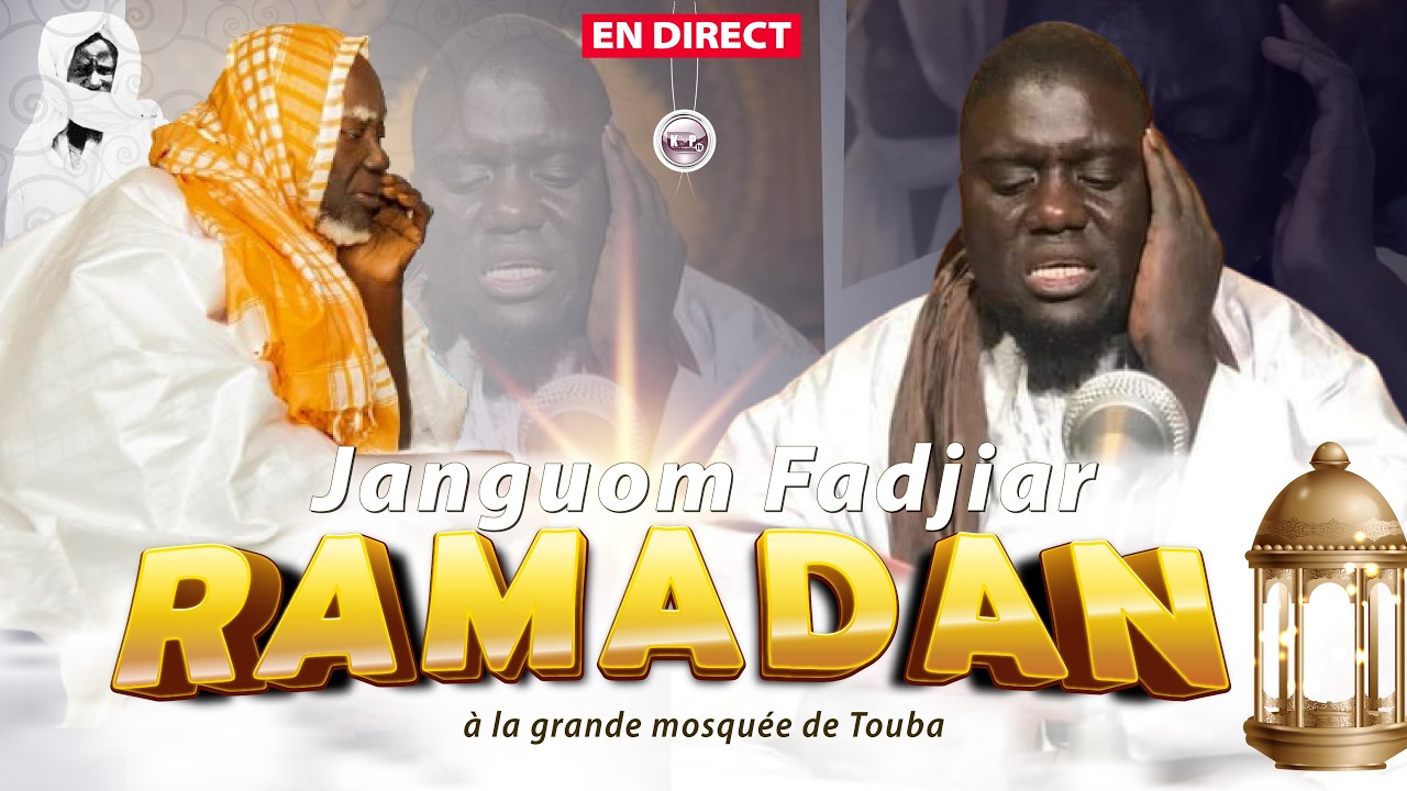 🔴En Direct Touba Niangum Fadjar S. Ibrahima Gueye à la grande mosquée de Touba