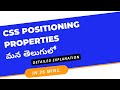24.CSS Positioning Properties |#CSS #weekendcodingintelugu