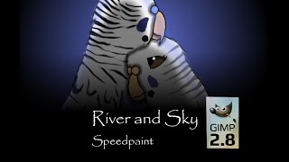 River and Sky speedpaint