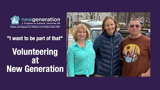 I want to be part of that: Volunteering at New Generation