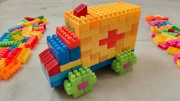Satisfying DIY Ambulance ASMR/Building Blocks/block game /lego building fun#asmr#buildingblocks#lego