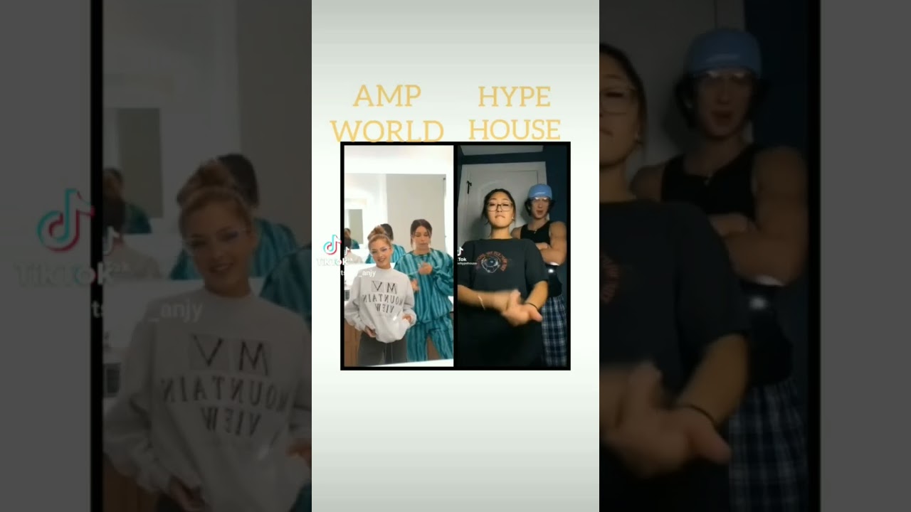 AMP WORLD VS HYPE HOUSE TIKTOK DANCE CHALLENGE 💃lexirivera ampworld 
