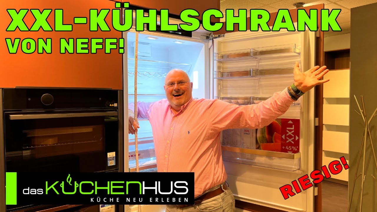 Absolute Weltneuheit von Neff! Der 75cm breite XXL - Kühlschrank! / Messe  Highlights 2023 - YouTube