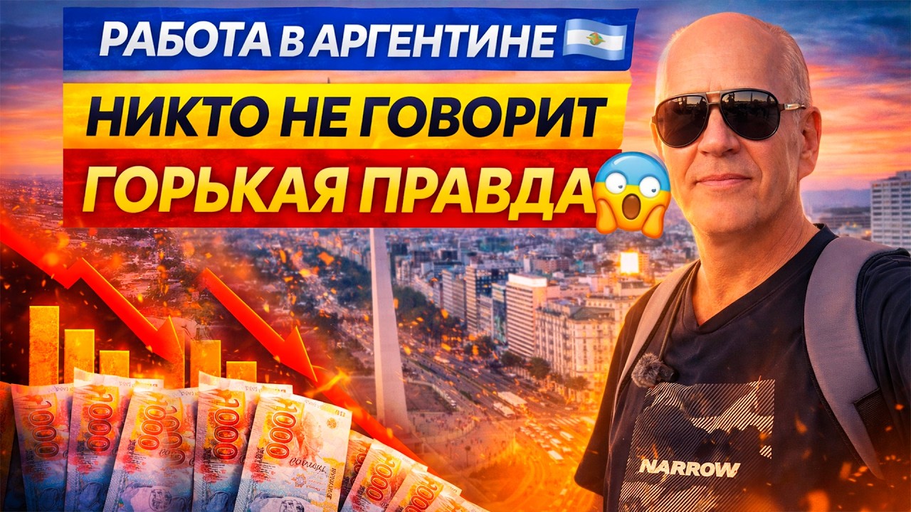 РАБОТА В АРГЕНТИНЕ 🇦🇷 — ГОРЬКАЯ ПРАВДА, о которой МОЛЧАТ! 😳 Честный разговор об эмиграции