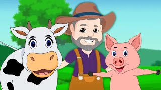 old macdonald had a farm farm song and kids cartoon videos