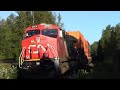 Long Stack Trian CN 121 w/Rear DPU at Berry Mills, NB