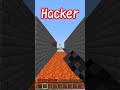Noob VS Hackerでアスレチック勝負6【ゆっくり実況】【マイクラ】#shorts