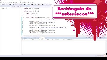 Rectángulo de asteriscos en Java