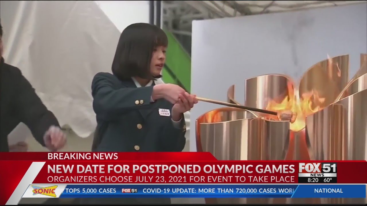 New date set for postponed 2020 Olympics