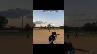 My friend hit an absolute dinger ￼ at our baseball game