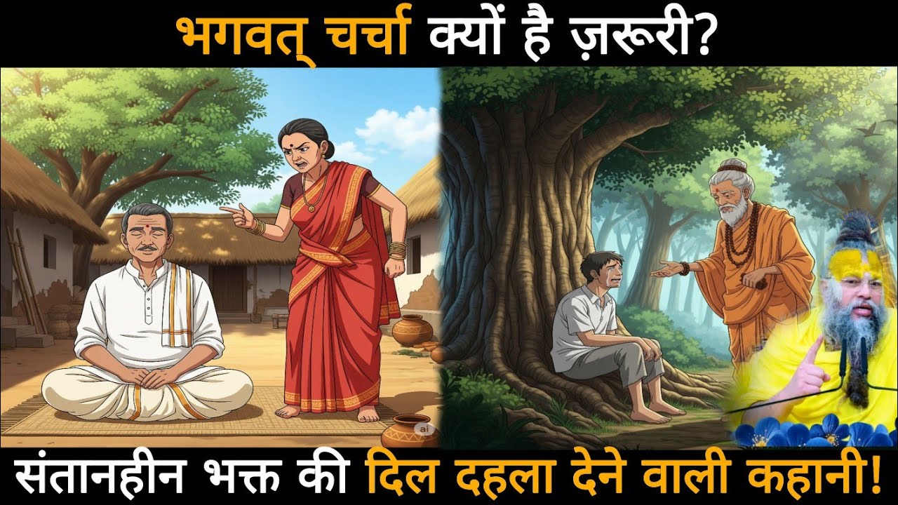 भगवत् चर्चा क्यों है ज़रूरी? संतानहीन भक्त की दिल दहला देने वाली कहानी!