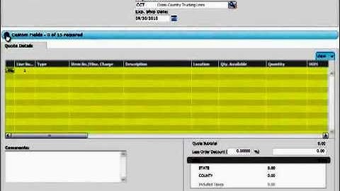 Sage 300 ERP - Entering Quotes and Orders in Sage CRM