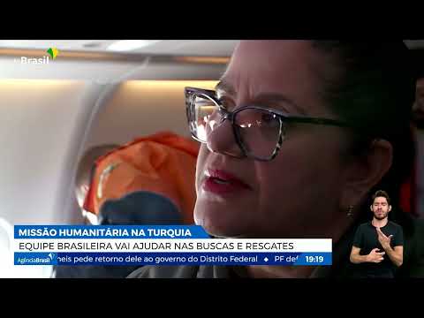 Equipe brasileira ajuda nos resgates na Turquia