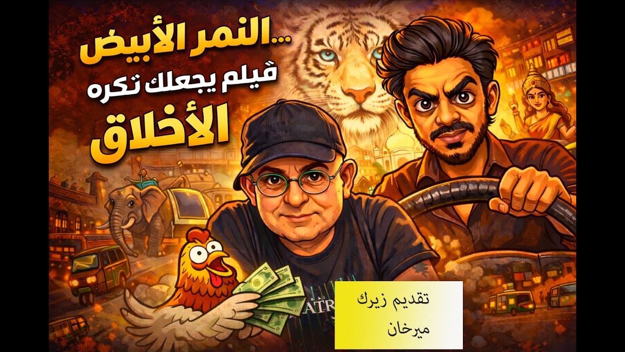 من “القنّ” إلى السلطة: قراءة فلسفية في النمر الأبيض , فيلم النمر الابيض رامين بحراني .