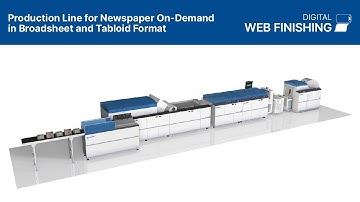 Production Line for Newspaper On Demand in Broadsheet and Tabloid Format | Hunkeler AG