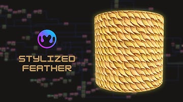 Stylized fur (feather) Material | Material Maker #materialmaker #procedural #substancedesigner