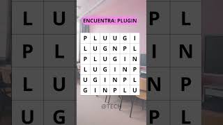 ENCUENTRA - PLUGIN #sopadeletras #quiz #tecnología #retovisual #techsopadeletras #shorts #challenge