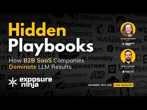 Hidden Playbooks: How B2b Saas Companies Dominate Llm Results