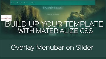 Overlay navbar on Carousel slider in Materialize css
