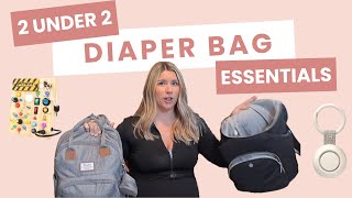 Diaper Bag Essentials (2 Under 2) | Pack My Diaper Bag With Me!