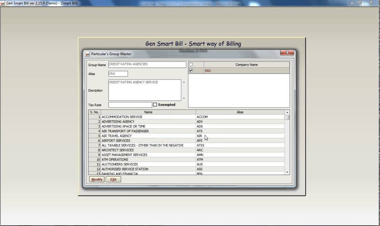 Gen Smart Bill: Billing Software for CA, CS, and Lawyers [Discontinued] goods and services tax meaning in hindi
