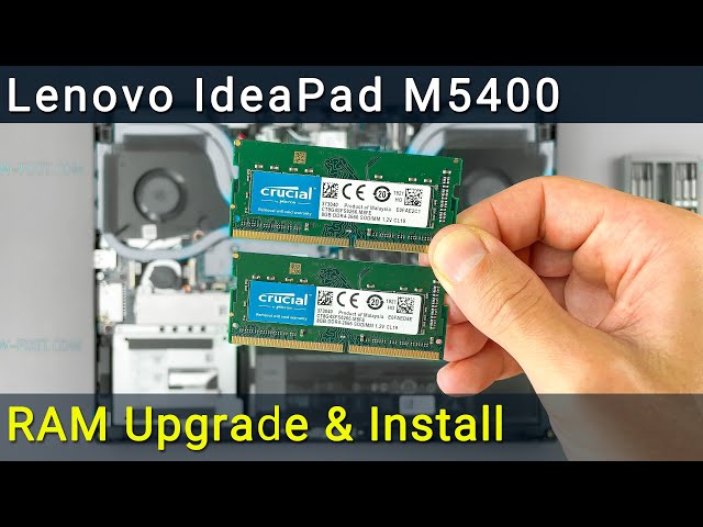 Luminans rigtig meget Genveje How to upgrade RAM memory in Lenovo M5400 laptop - YouTube