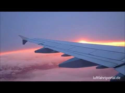 luftfahrtportal.de: Sonnenaufgang aus dem Flugzeug gefilmt