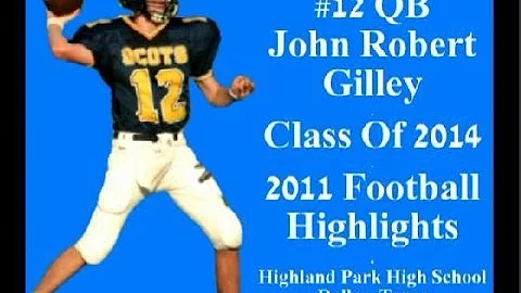 NSME: #12 QB John Robert Gilley Highland Park High...