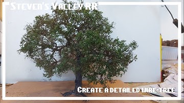 Create a detailed realistic wire tree