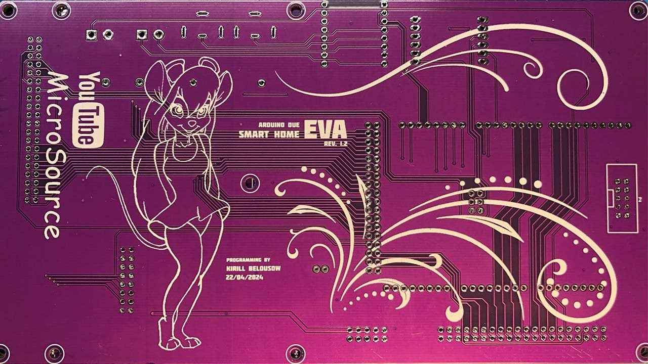 ► PCB из Китая для Умного Дома Arduino DUE (EVA_3) ► PCB  China for Arduino DUE Smart Home (EVA_3)