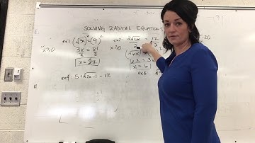 Pre-Calc 11 - Solving Radical Equations