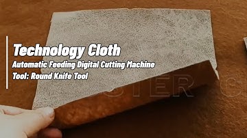 Single-layer technical fabric cutting machine with circular blade