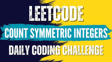 LeetCode : 2843. Count Symmetric Integers💛🖤 Solution link👇🏻🔗 #leetcode #java #coding #trending