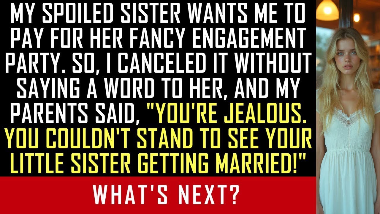 My Sister Wants Me To Pay For Her Fancy Engagement Party So, I Canceled ...
