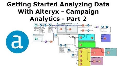 Getting started Analyzing Data With Alteryx - Campaign Analytics - Part 2