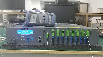 Junpu test video JP1623EAP EDFA WDM PON